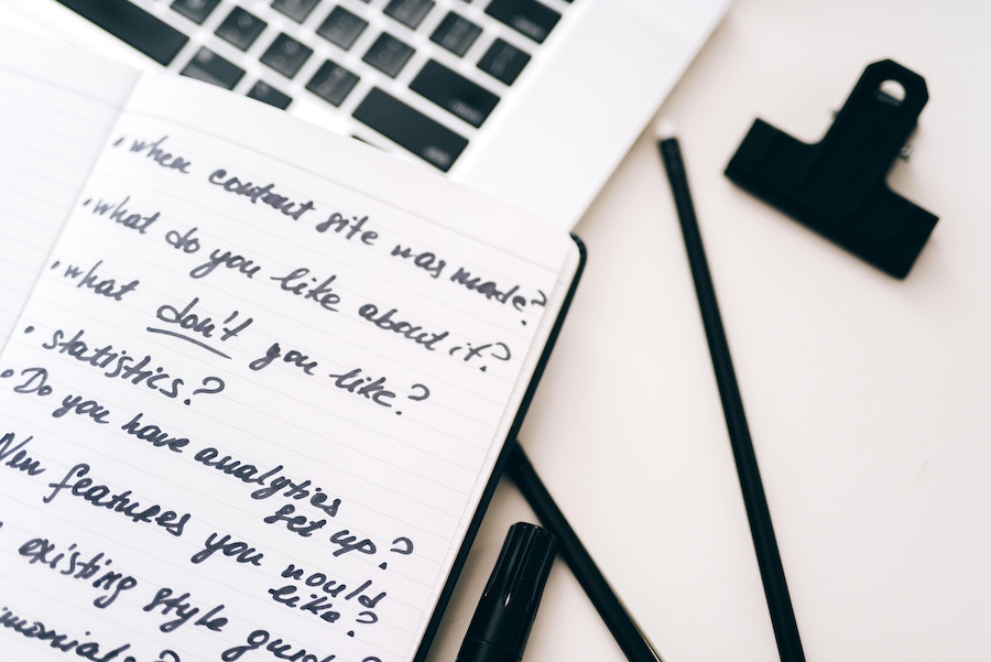 A list of questions to prepare for an interview.